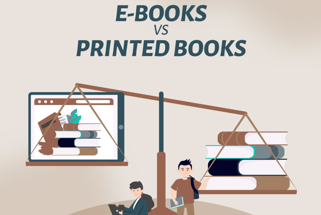 E-Books printed books