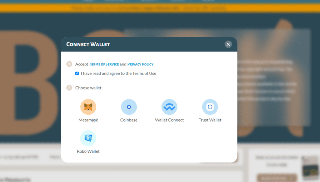 Connect your wallet at NFTBOOKS